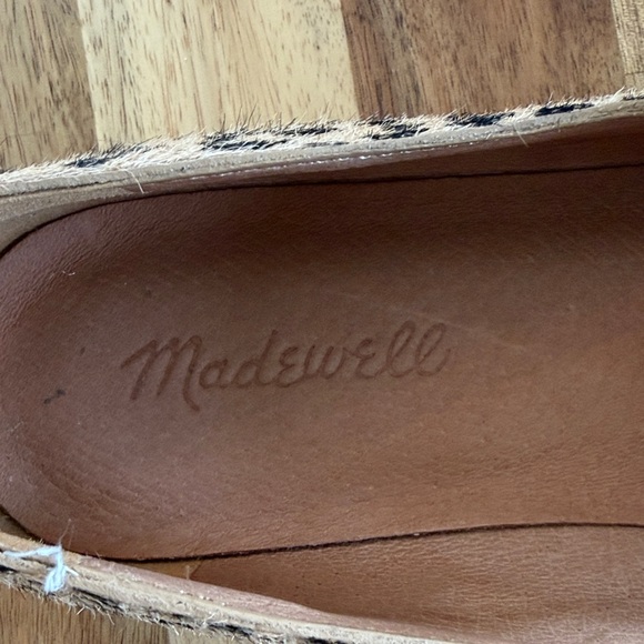 Madewell Cheetah-Print Pointed Toe Loafers in Tan and Black - Picture 2 of 7